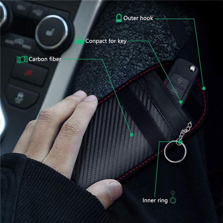 RFID Blocking Car Key Holder Anti-Skimming Carbon Fiber Key Case for Vehicles, Credit Cards & Electronics, Medium Red Line, Medium Green Line, Small Black Line RFID Blocking Car Key Holder Anti-Skimming Carbon Fiber Key Case for Vehicles, Credit Cards & Electronics, Medium Red Line, Medium Green Line, Small Black Line